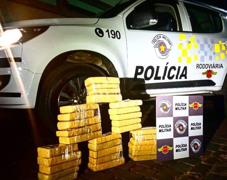 Polícia Rodoviária apreende 30 tijolos de maconha em Ribeirão Preto