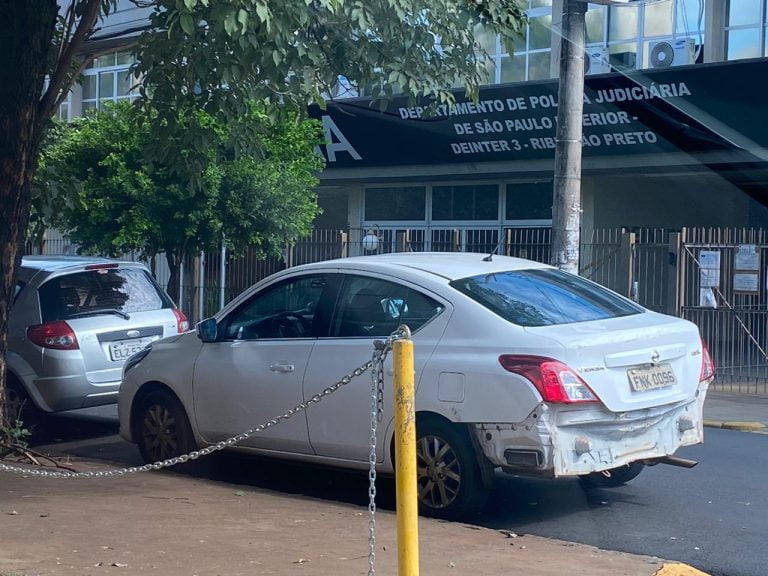 Carro roubado para arrombamento de loja na avenida Saudade é encontrado pela polícia em Ribeirão Preto