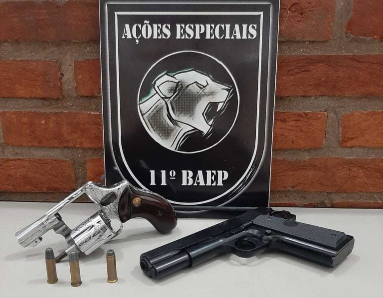 Polícia prende condenado com arma de fogo na Vila Vírginia