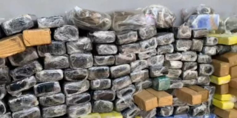 Polícia apreende 200 quilos de maconha