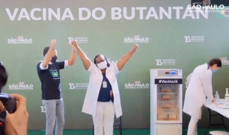 SP supera marca de 200 mil pessoas vacinadas contra Covid-19