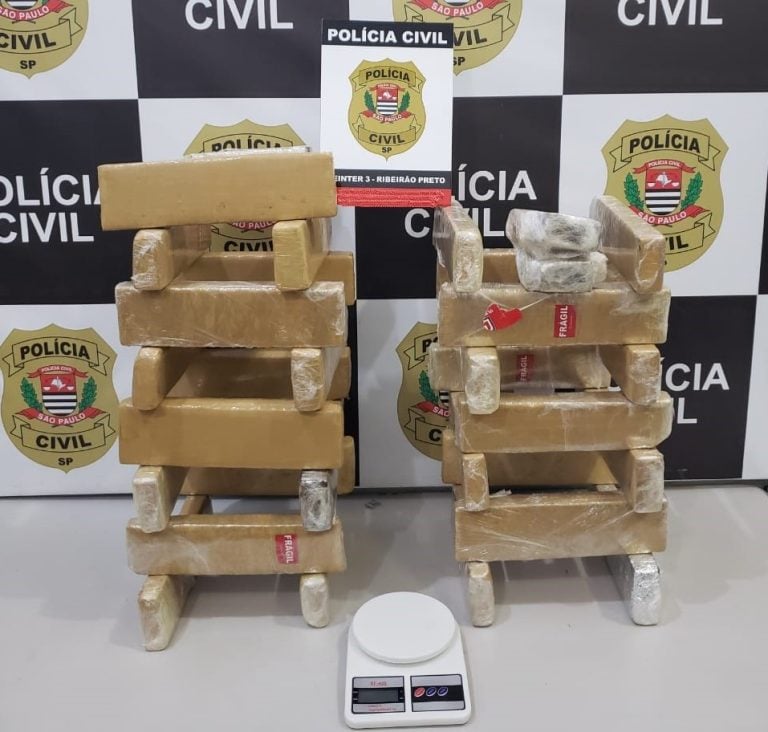 DEIC/DISE de Ribeirão Preto apreende mais de 30 kg de maconha no Cristo Redentor