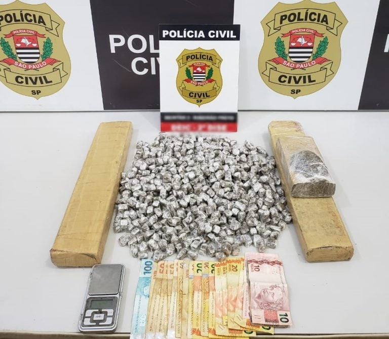 DISE/DEIC prende traficante e apreende mais de 550 porções de maconha