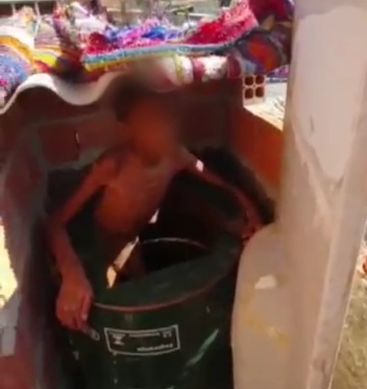 PM resgata menino de 11 anos acorrentado dentro de um barril de ferro em Campinas