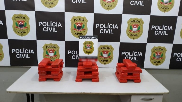 DISE/DEIC de prende traficante em flagrante e apreende 28 tijolos de maconha