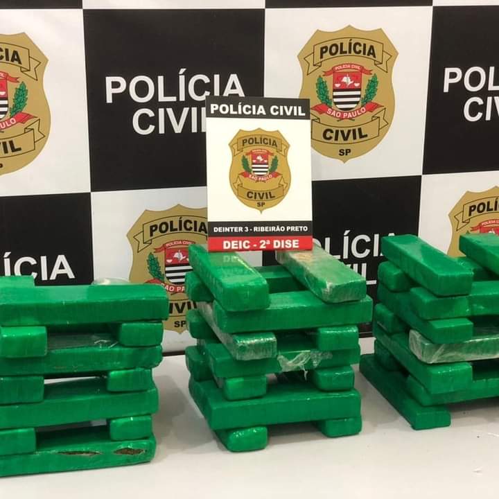 Polícia Civil apreende 41 tijolos de maconha em borracharia na zona Norte de Ribeirão Preto