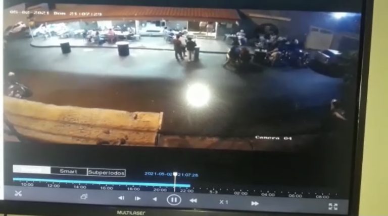 Vídeo mostra o momento em que homem é atingido por seis tiros em Sertãozinho