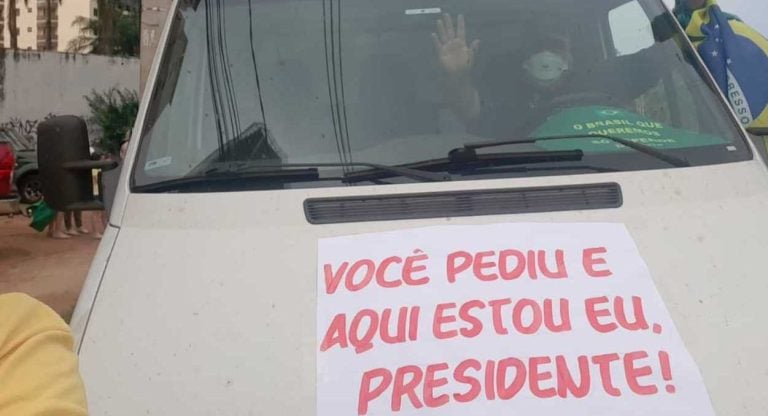 Vídeo | Ribeirão tem manhã de protestos pró-Bolsonaro