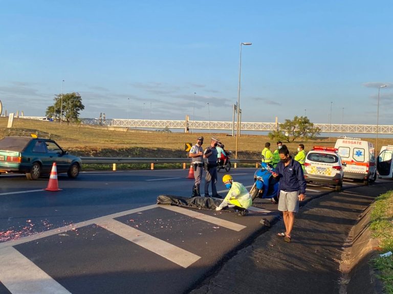 Mulher de 43 anos morre após acidente envolvendo caminhão em Ribeirão