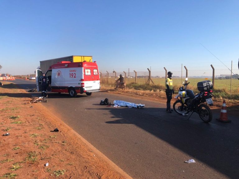Motociclista morre após acidente envolvendo bicicleta na zona Norte de Ribeirão