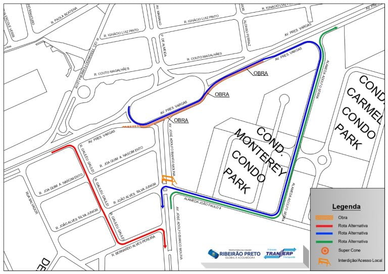 Avenidas da região Sul serão interditadas nesta quinta-feira (27)