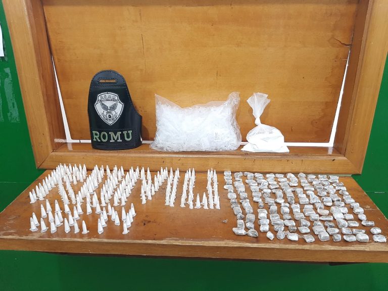 GCM faz apreensão de cocaína e maconha durante patrulhamento na Vila Recreio