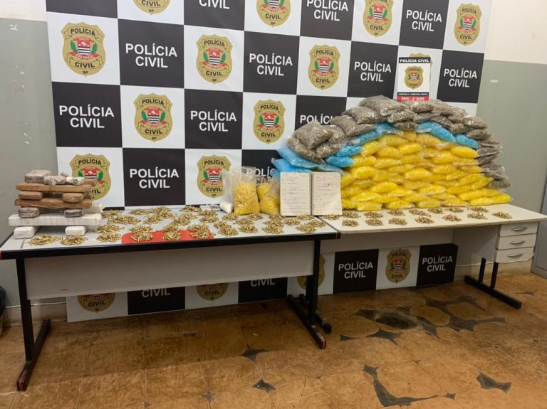 Polícia Civil apreende 2,7 mil porções de Cocaína na Comunidade Aeroporto em Ribeirão