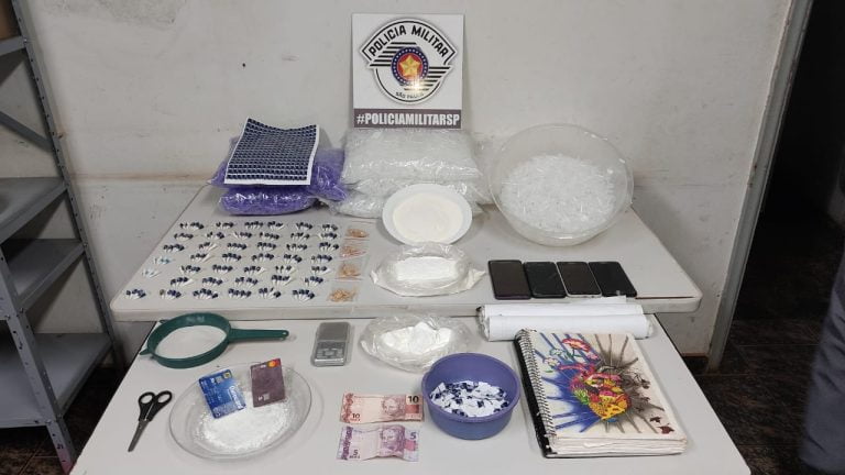 PM explode QG do tráfico e três são presos em Cravinhos