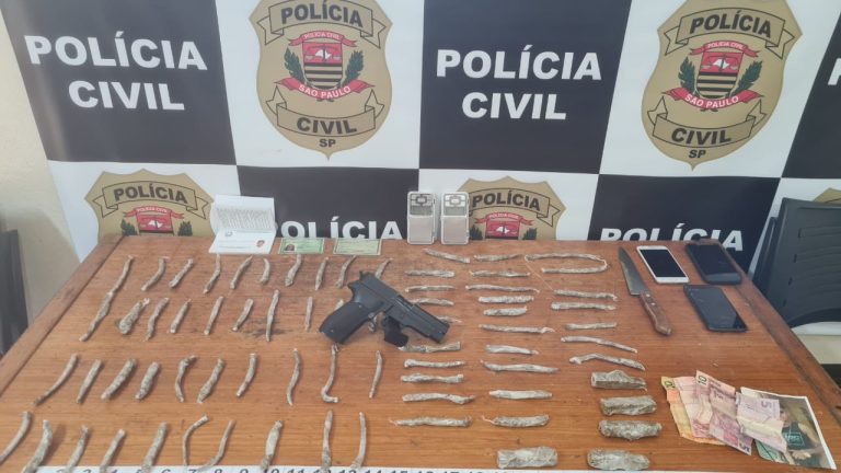 Polícia apreende drogas e armas em Sertãozinho