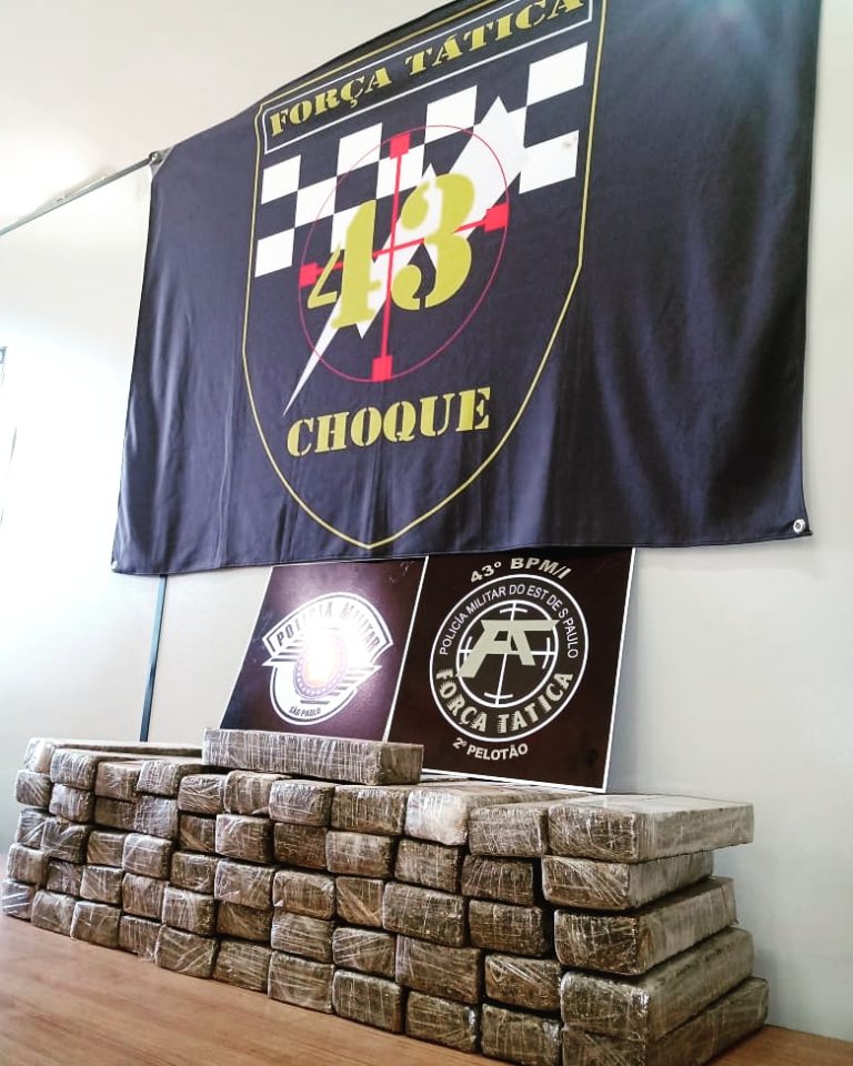 Polícia apreende quase 34 quilos de maconha em marcenaria