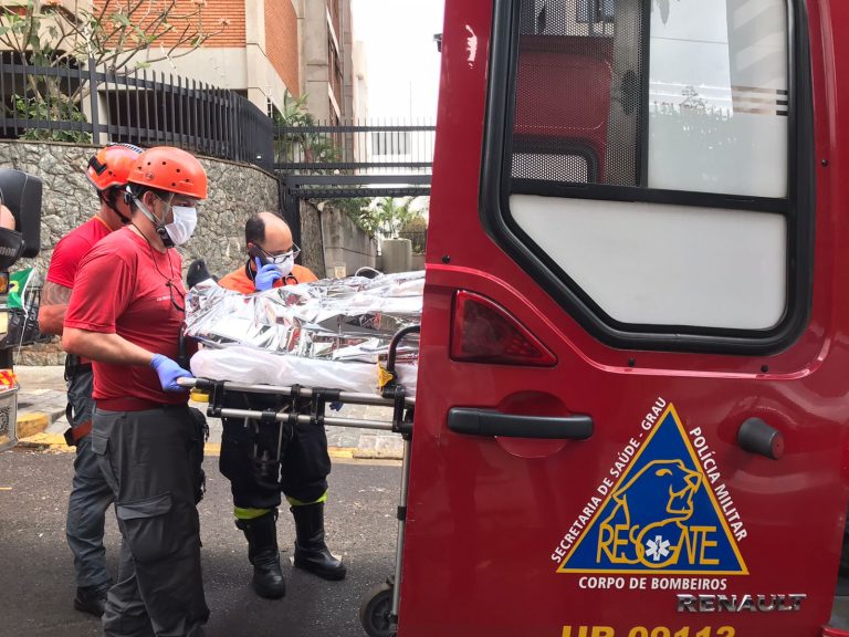 Bombeiros resgatam pintor caído dentro de caixa d’água em Ribeirão