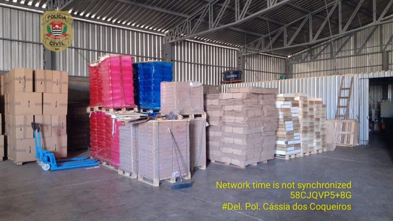 Fábrica clandestina de cigarros é fechada pela polícia