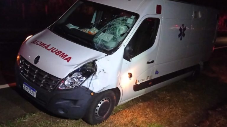 Ambulância atropela e mata homem em Franca