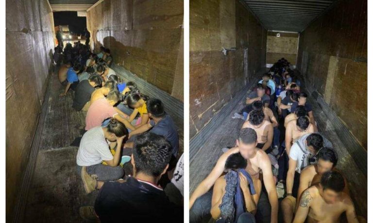 Brasileiros são presos em carroceria de caminhão na fronteira entre EUA e México