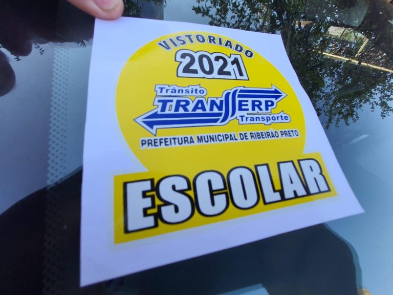 Transerp anuncia aplicação do Selo Verificador do 2º semestre em veículos escolares