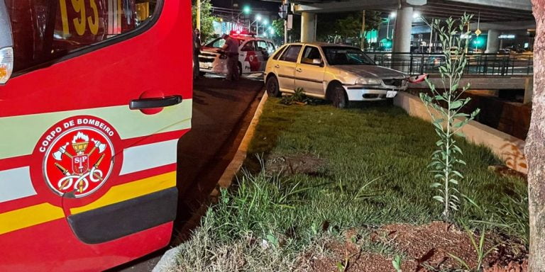Criança de 4 anos fica ferida após pai embriagado bater o carro em Ribeirão Preto