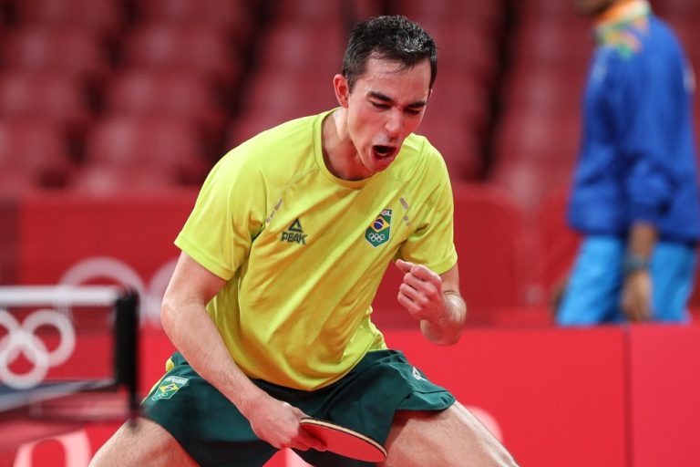 Calderano alcança histórico 4º lugar no ranking antes do Mundial de tênis de mesa