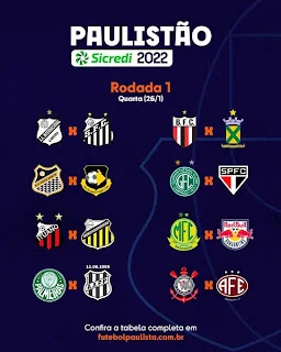 FPF divulga tabela do Campeonato Paulista de 2022 