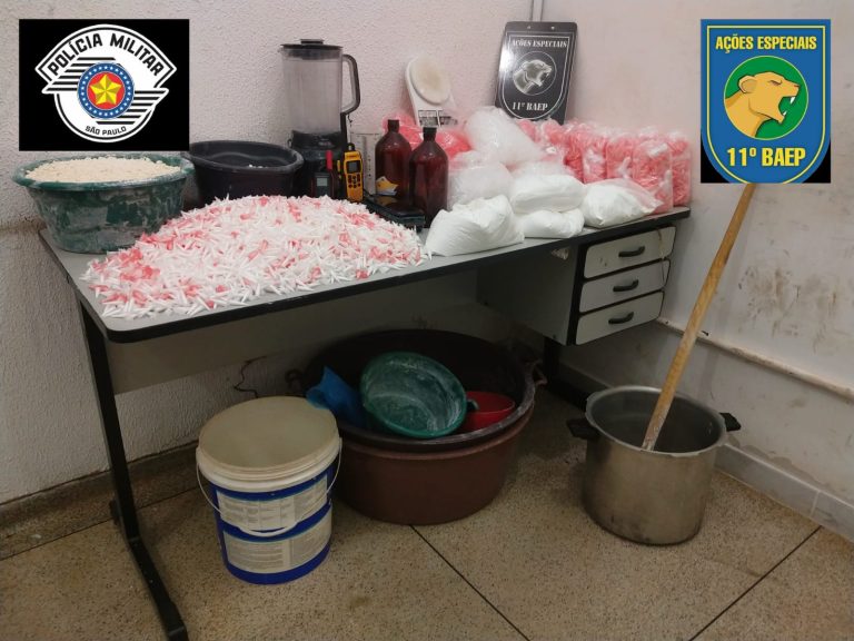 Vídeo | Polícia encontra refinaria de cocaína na zona Norte de Ribeirão Preto