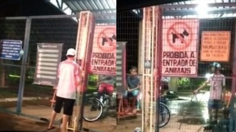 Adolescentes ficam presos no Parque Maurílio Biagi