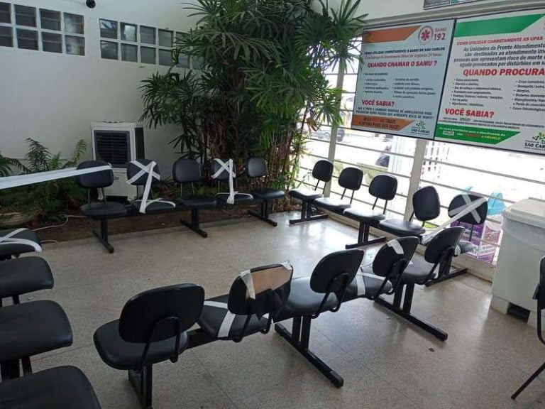 Mulher com sintomas da Covid-19 se revolta e comete atos de vandalismo na UPA Vila Prado em São Carlos