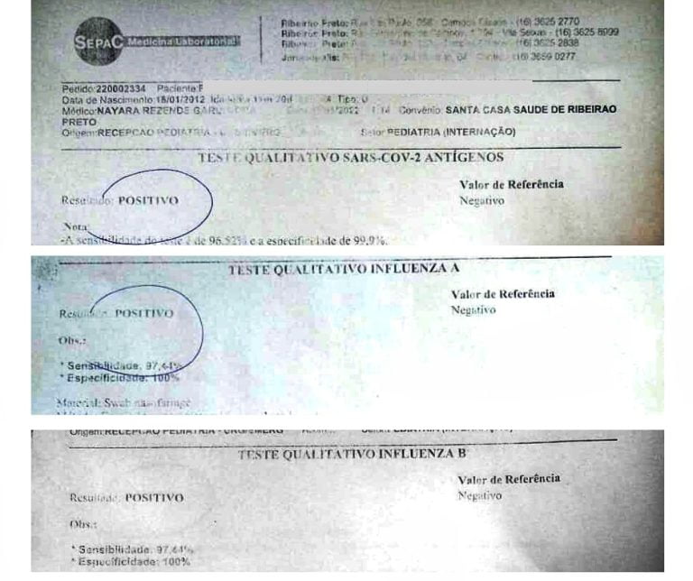 Menino de 9 anos tem primeiro caso de infecção simultânea com Influenza A, B e Covid em Ribeirão Preto