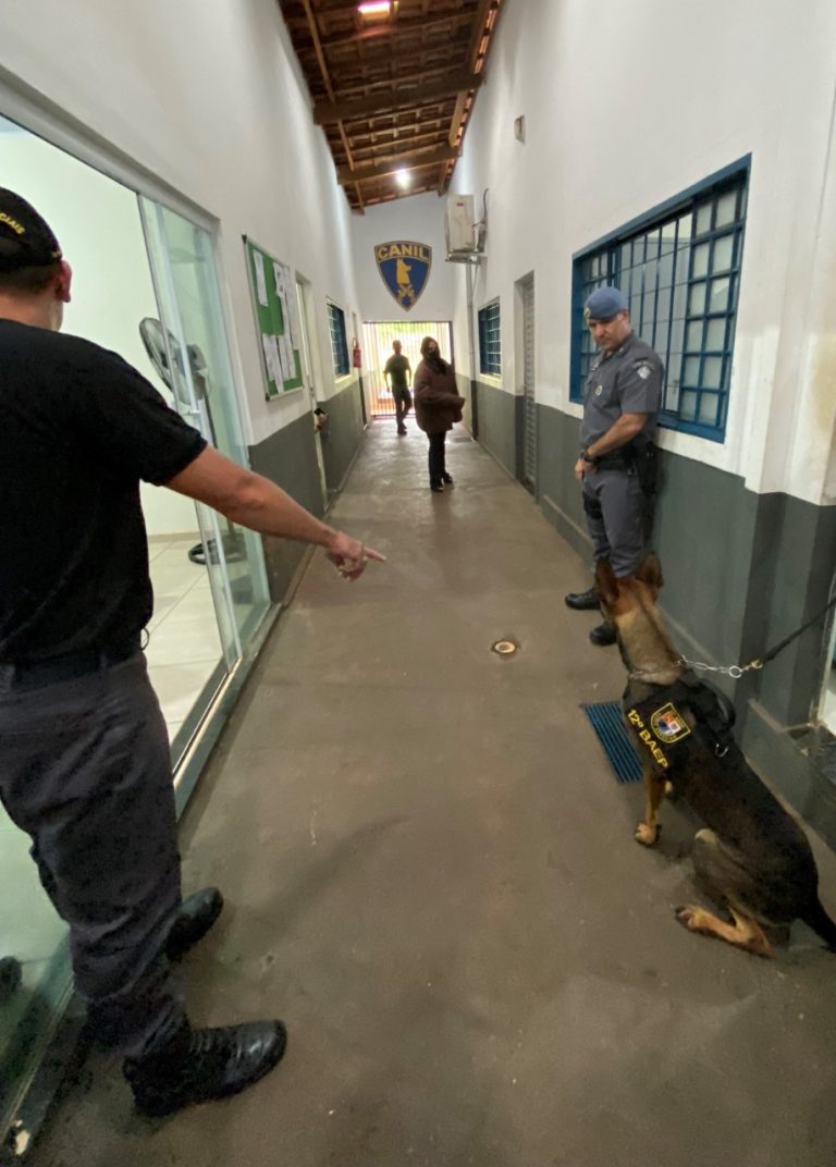 Leituristas de consumo de água de Araçatuba participam de treinamento no canil da Polícia Militar