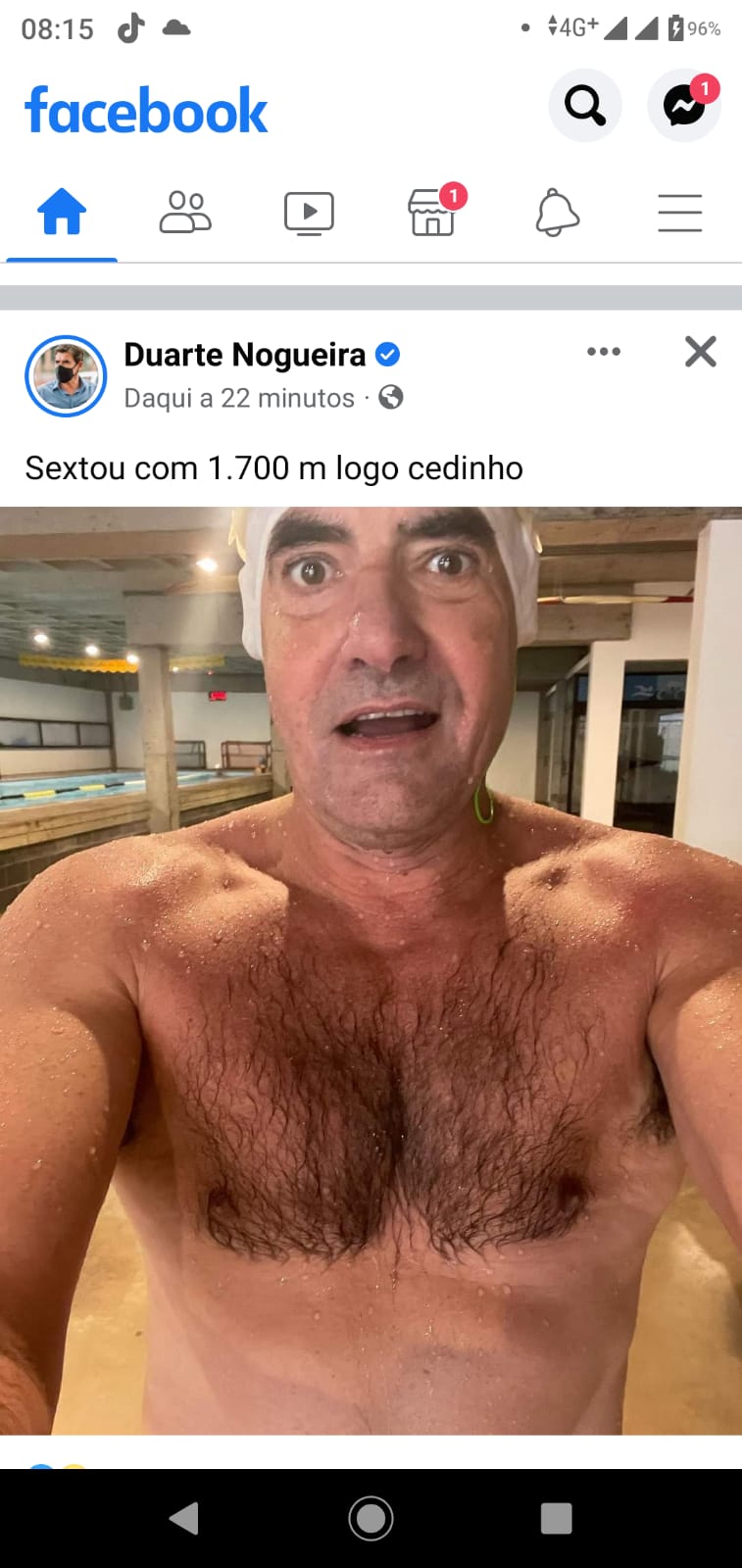 Prefeito Nogueira causa furor ao mostrar peito desnudo nas redes sociais