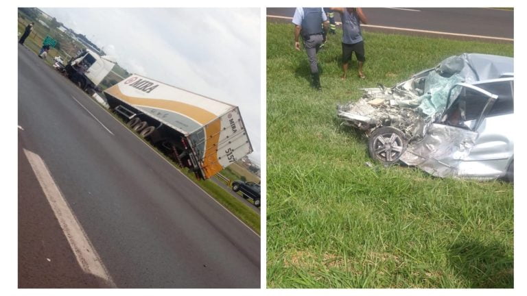 Acidente grave deixa um morto na Via Anhanguera