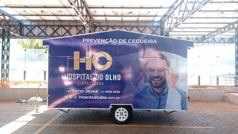 Hospital do Olho realiza etapa do projeto social Prevenção à Cegueira durante o Abril Marrom
