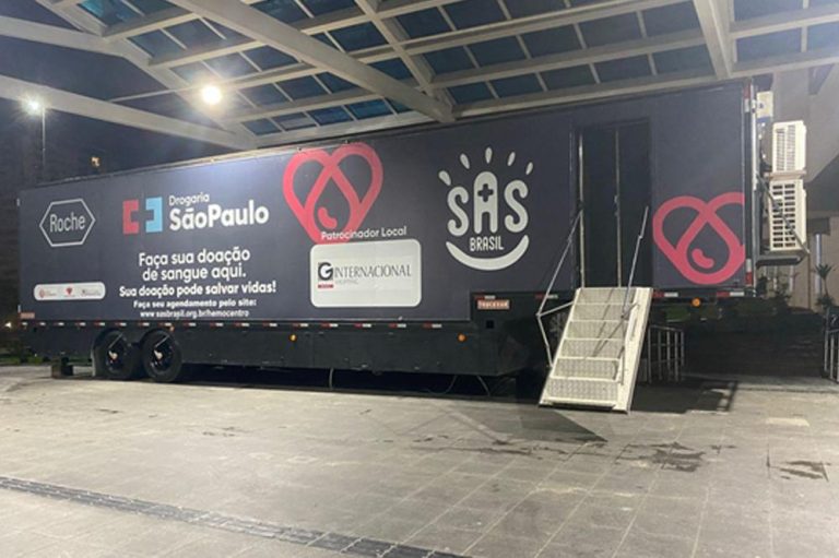 Ribeirão Preto recebe Hemocentro Itinerante na esplanada do Theatro Pedro II