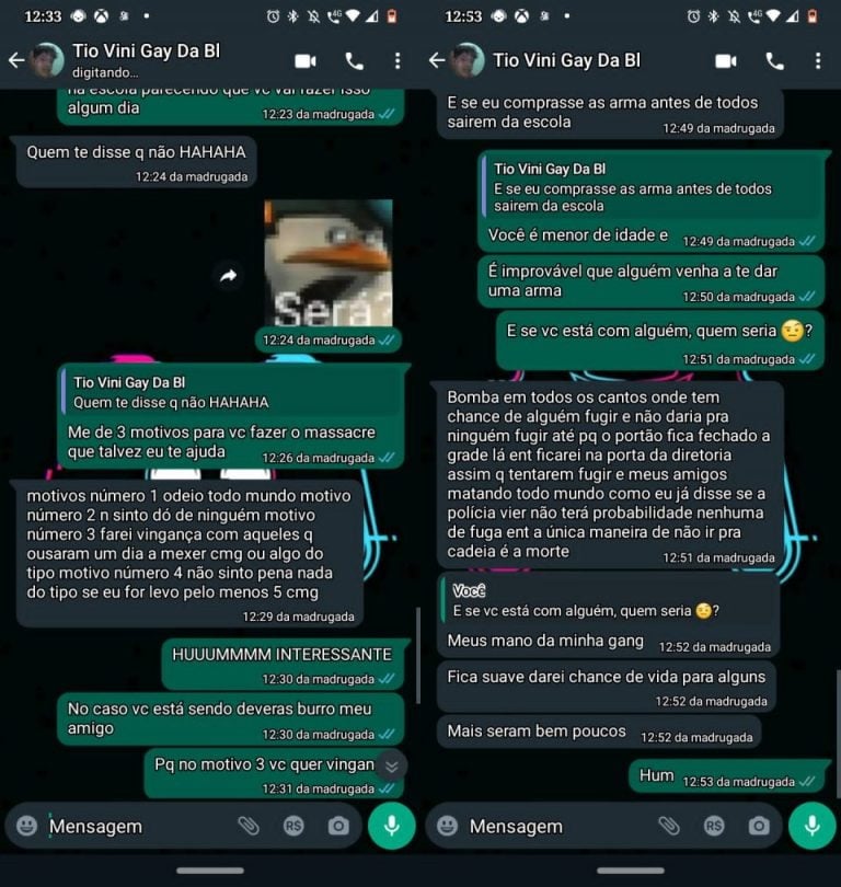 Está virando moda: Escola de Barrinha recebe ameaça de massacre