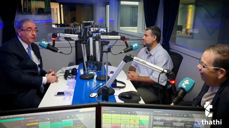 “O Brasil precisa se livrar de Lula nas urnas”, diz Eduardo Cunha em visita a Ribeirão