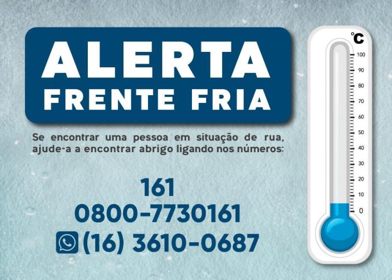 Assistência Social prepara protocolo de atendimento em dias frios para pessoas em situação de rua