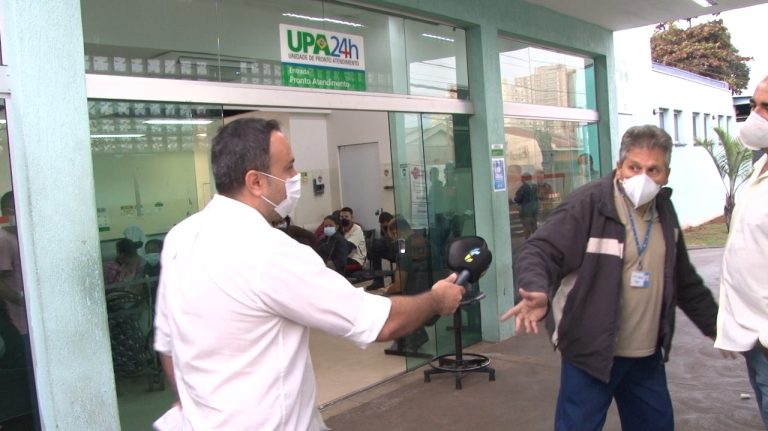 Vídeo| Equipe de reportagem da Thathi é impedida de registrar atendimento na UPA Cuiabá