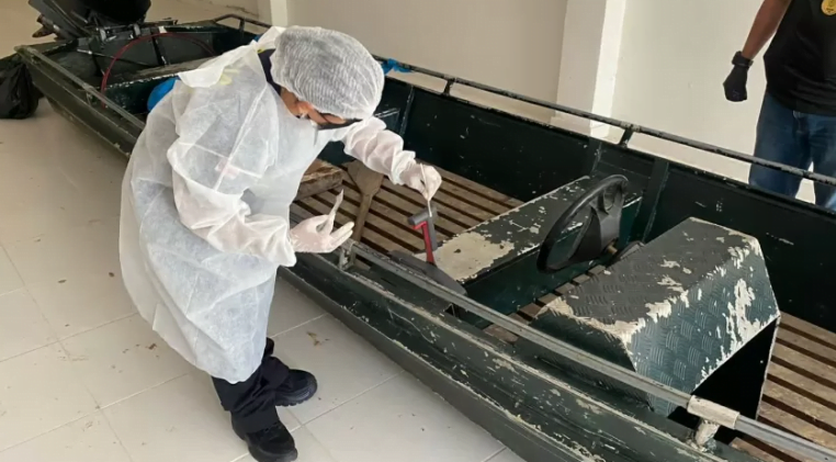 PF analisa “sangue” em lancha de investigado por sumiço de Bruno e Philips