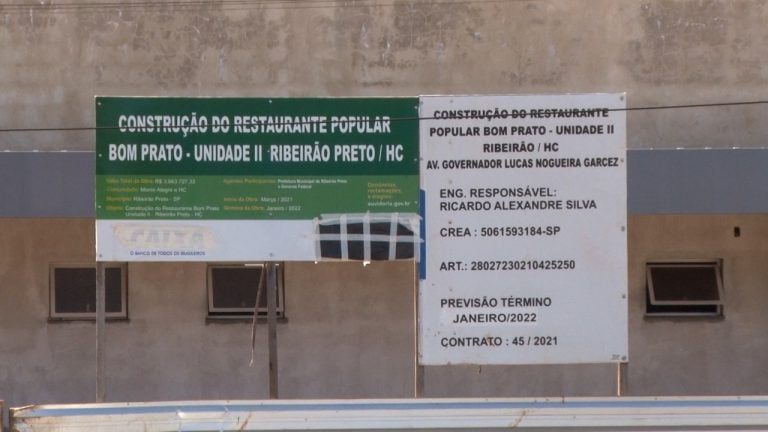 Obra do Bom Prato II de Ribeirão Preto sofre novo atraso