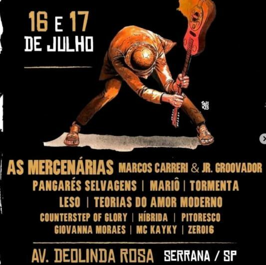 Serrana-SP recebe o festival Caipiro Rock nesse final de semana.