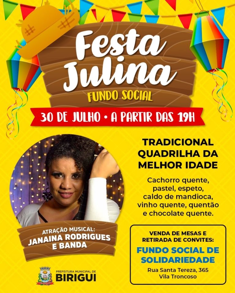 Fundo Social de Solidariedade de Birigui promove festa ‘julina’ no último sábado do mês