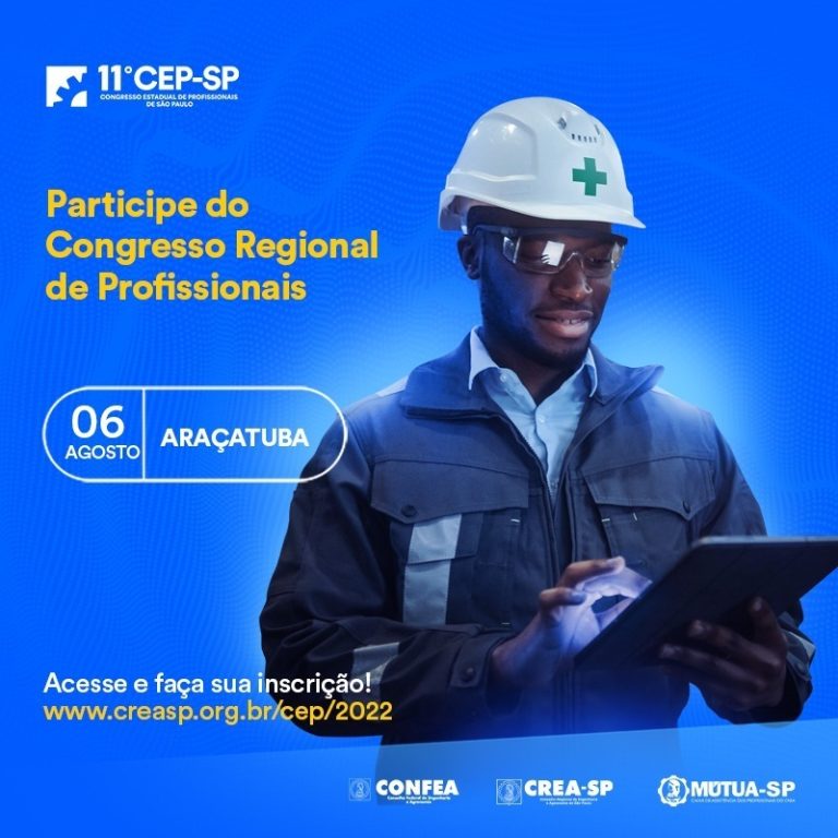 Araçatuba sedia etapa do Congresso Regional de Profissionais do Crea-SP