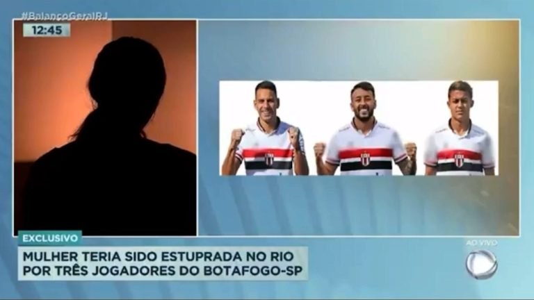Vídeo| Mulher que acusa jogadores do Botafogo de estupro faz declaração em vídeo