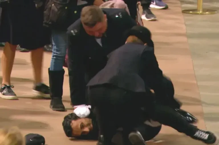 Homem é preso ao tentar se aproximar do caixão da rainha