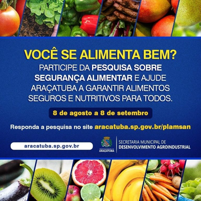 Araçatuba reforça pesquisa sobre segurança alimentar