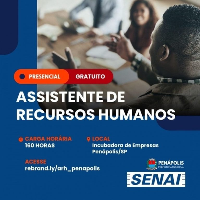 Penápolis está com inscrições abertas para curso de qualificação profissional